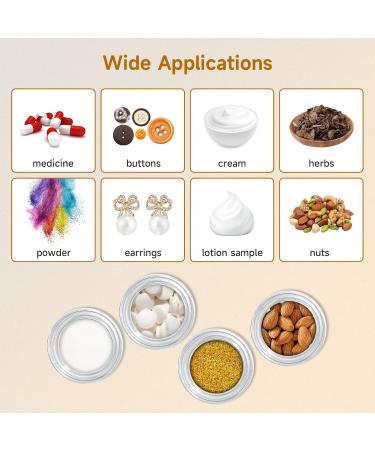 70 Pcs Cosmetic Jars 5 ML Sample Pots For Cosmetics Travel Pots For Cream Travel Pots For Toiletries Travel Pot Cosmetic Pots For Women (70 transparent) - Buy Online on GoSupps.com
