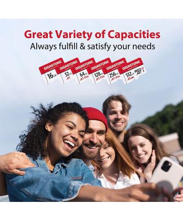 Gigastone 32GB Micro SD Card 5-Pack for Cameras, Wyze Cam, Roku - UHS-I U1 A1 Class 10 - up to 90MB/s with Adapter - Buy Online on GoSupps.com