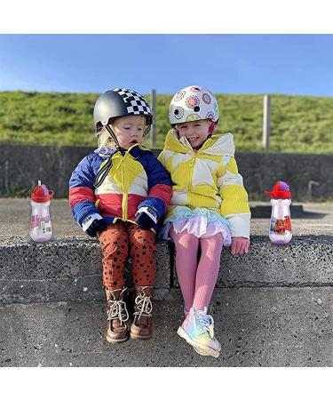 Shop 2x Paw Patrol Skye Water Bottles - BPA-Free 340ml Purple Sports Bottle with Straw for Kids Perfect for School & Picnic - Buy Online on GoSupps.com