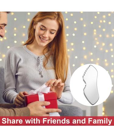 OIIKI Gua Sha Tool - Stainless Steel Facial Scraper for Skin Tightening & Lifting | Best Gua Sha for Chin Neck & Eyes - Shop Internationally - Buy Online on GoSupps.com