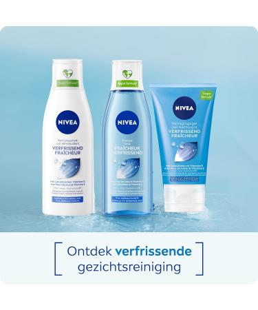 Beiersdorf NIVEA Essentials Refreshing Tonic Face Cleansing tonic Toner Facial cleanser Normal to combination skin Lotus extract Vitamin E 200 ml - Buy Online on GoSupps.com