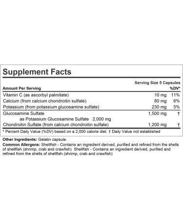 Andrew Lessman Glucosamine 1500 Chondroitin 1200 - 150 Capsules | 100% Sulfate Form | Joint Tissue Support - 150 Count - Buy Online on GoSupps.com