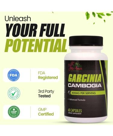 Mila Miamor Garcinia Cambogia Extract Supplement (50% HCA) 800 mg for Weight Metabolism Appetite & Energy Support Caffeine Free Non-GMO Gluten Free 60 Capsules - Buy Online on GoSupps.com