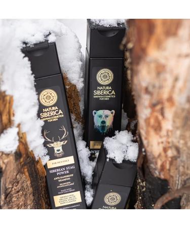 Natura Siberica Homme Anti-Dandruff Shampoo The Strength of Siberian Deer 250 ml - Buy Online on GoSupps.com