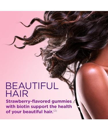 Nature's Bounty Hair Skin & Nails with Biotin Gummies - 80ct, Pack of 5 - Buy Online on GoSupps.com