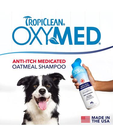 TropiClean Oxymed Medicated Anti-Itch Shampoo for Skin Recovery - Buy Online on GoSupps.com