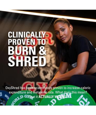 EHPlabs OxyShred Thermogenic Pre Workout Powder & Shredding Supplement - Preworkout for Men & Women Sugar Free Energy Powder with 150mg of Caffeine - Passionfruit 60 Servings - Buy Online on GoSupps.com