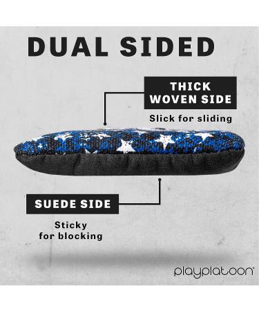 Play Platoon Tournament Series Cornhole Bags - Set of 8 - Red/Blue Eagle Design - Pro Style Dual Sided Slick and Sticky Bags - Buy Online on GoSupps.com