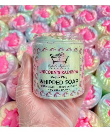 Whipped Soap | Luxurious Kaolin Clay Body Wash | Shower Fluff | Shaving Foam | Shower Cream | Bubble Bath | Handmade Soap | Shower Whip | Seasonal Gifts | Stocking Fillers (BUBBLE GUM) - Buy Online on GoSupps.com