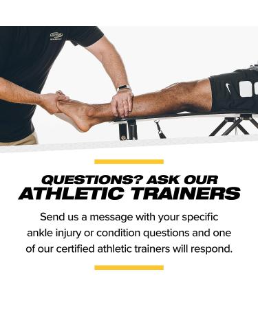 Ultra Ankle Brace for Injury Prevention & Recovery - Custom Form-Fit, Maximum Support - Small/Medium White - Buy Online on GoSupps.com