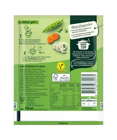Knorr Love Spring Soup for Pasta - Delicious Vegetable Soup (14 Pack 750ml) | No Additives or Dyes - International Shipping Available - Buy Online on GoSupps.com