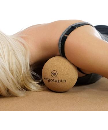 Echotopia Antibacterial Cork Massage Ball - Eco-Friendly Self-Massage Tool for Trigger Points & Tension Relief - Buy Online on GoSupps.com
