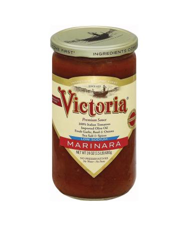 Victoria Sauce Low Sodium Marinara, 24 oz
