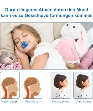 Mouth Paving Sleeping Tape 60 H-Shape Pieces for Snoring Relief & Nasal Breathing (Blue) - Buy Online on GoSupps.com