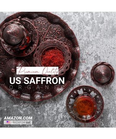 Premium Grade A+ US Saffron Threads for Cooking Tahchin, Risottos, Paella, Pilaf, Tea & More - 4g - Buy Online on GoSupps.com