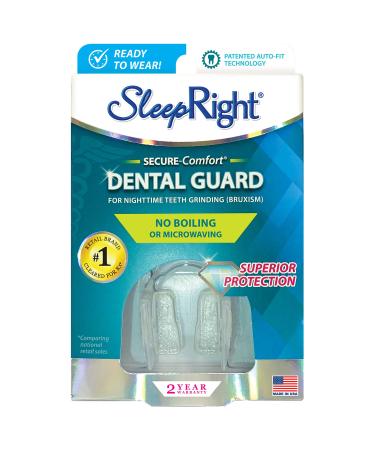 SleepRight Secure-Comfort Dental Guard Mouth Guard To Prevent Teeth Grinding SleepRight No Boil Dental Guard