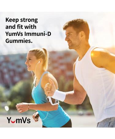 YumV's Elderberry Gummies with Vitamin C & D - 60 Berry Flavor Immunity Support - Buy Online on GoSupps.com