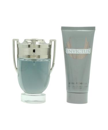Invictus by Paco Rabanne for Men - 2 Pc Gift Set 3.4oz EDT Spray 3.4oz All Over Shampoo