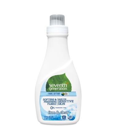 Seventh Generation Fabric Softener Free & Clear 32 Ounce Bottle