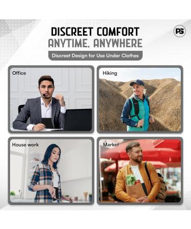 Back Brace Posture Corrector - Adjustable & Breathable for Pain Relief | Improve Posture & Lumbar Support - Medium Size - Buy Online on GoSupps.com