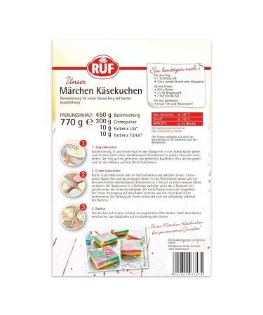 Buy Colorful Fairy Tale Cheesecake - Perfect Birthday Treat (770g) - International Shipping Available - Buy Online on GoSupps.com