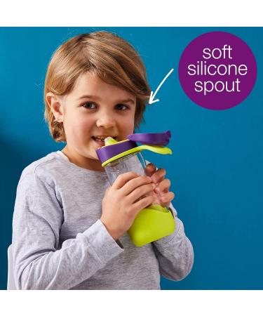 B.box 15oz Sport Spout Bottle | Spill Proof BPA-Free Water Bottle for Kids & Toddlers | Ocean Breeze 15 oz - Buy Online on GoSupps.com