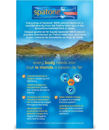 SPATONE Liquid Iron Supplement - 1 Month Supply (28 CT) - Buy Online on GoSupps.com
