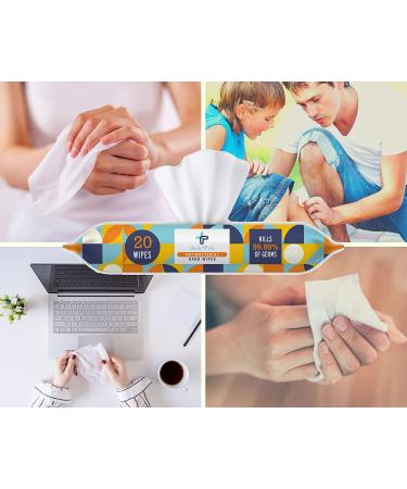 ALTA Alcohol-Free Hand Sanitizing Wipes 20ct Travel Size (6 Packs, 120 Wipes - Buy Online on GoSupps.com