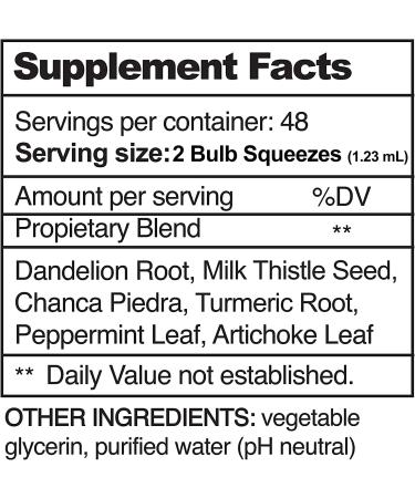 E2H Liver Support Supplement with Milk Thistle - Liver Cleanse and Detox - 2 Fl Oz Liquid Formula with Artichoke, Dandelion Root, Chanca Piedra - Pack of 1 - Buy Online on GoSupps.com