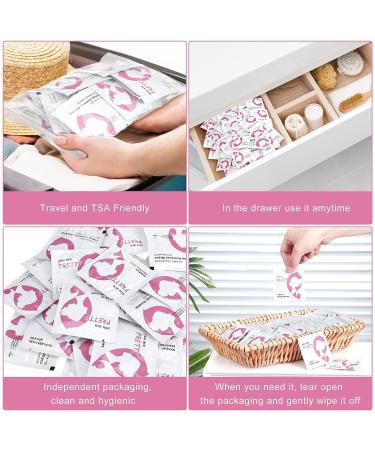 Teling Makeup Remover Wipes with Vitamin E - 400 Individually Wrapped Towelettes for Women - Skin Care Travel Supplies - Buy Online on GoSupps.com