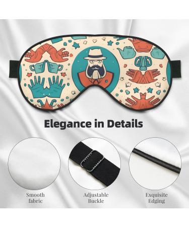 Handcrafted Father's Day Soft Sleep Eye Mask | Breathable Travel Eye Patch for Women - Perfect Relaxation Gift - Buy Online on GoSupps.com