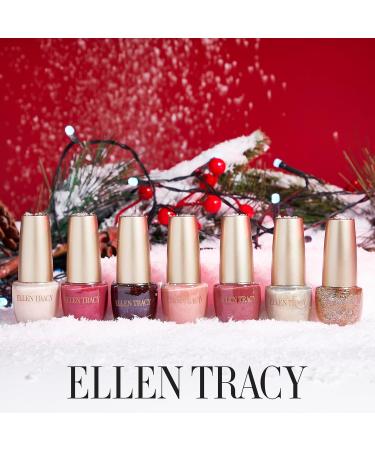 ELLEN TRACY Nail Polish Set - Fingernail Polish for Women and Girls 7 Nail Polish Colors Glossy and Glitter Quick to Dry Nail Polish Gold Leopard - Buy Online on GoSupps.com
