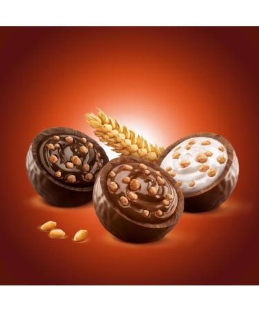 WITOR'S - Crispy - Chocolates stuffed with cream and cereal core - Pralines assorted with fine chocolate - Sweet snacks with milk and dark chocolate - Envelope 1kg - Buy Online on GoSupps.com