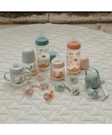 Suavinex Dreams Flat Duo Pink Pacifier Set 0-6m - 2 Silicone Pacifiers for Baby - International Shipping Available - Buy Online on GoSupps.com