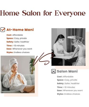 Beetles Gel Nail Polish Kit with LED Light | 6 Colors Winter Gel Polish Set with Base & Top Coat | Easy Nail Extension Starter Kit | Coffin Nails | Valentine's Day Gift for Women - E-Orange Autumn - Buy Online on GoSupps.com