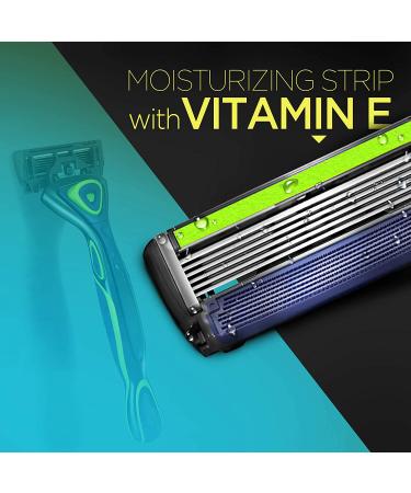 DORCO Pace 6 Sport Razor System - Six Blade Trimmer with Pivoting Head (2 Replacement Handles) - Buy Online on GoSupps.com