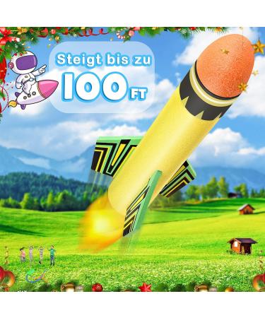 Dislocati 6 Pack Rocket Toys - Air Pressure Outdoor Fun | Perfect Kids Gifts | Shop Internationally - Buy Online on GoSupps.com
