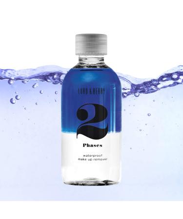 Lord & Berry 2 PHASES Waterproof Soothing Nourishing Makeup Remover With Argan Oil Rice Bran Oil Black Currant Oil and Chamomile Extract