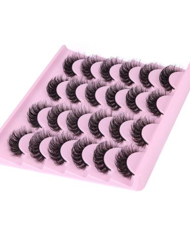 12 Pairs D Curl 3D Faux Mink Wispy False Eyelashes - Natural Look Extension Pack - Buy Online on GoSupps.com