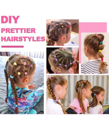 Hanyousheng 50 Pcs Colorful Cotton Baby Hair Bands - Kids Hair Accessories for Baby Girls - Buy Online on GoSupps.com