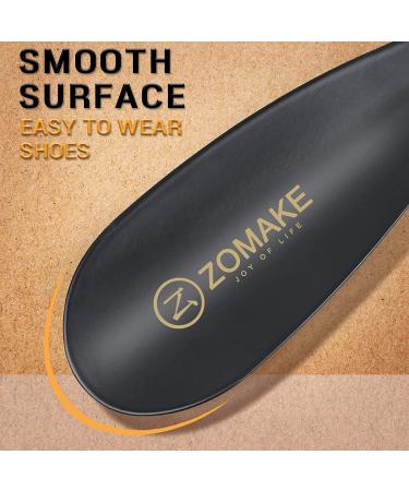 ZOMAKE Stainless Steel Shoe Horn 7.5 Inches - Portable Metal ShoeHorn for Travel (Black) - Buy Online on GoSupps.com