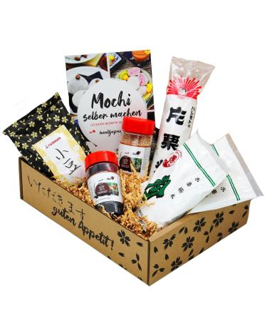 Buy Mochi Kochset - 5 Delicious Vegan & Gluten-Free Recipes for Japanese Rice Cakes | Includes Glutinous Rice Flour Sesame & Aduki Beans | Perfect Gift Idea - Buy Online on GoSupps.com