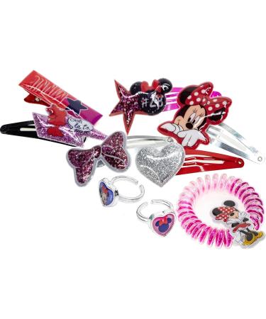 Disney Minnie Mouse - Townley Girl Hair Accessories with Tin Pencil Case |Gift Set for Kids Tweens Girls |Ages 3+ Including Hair Coil & Clips Plastic Rings & More! for Parties Sleepovers & Makeovers - Buy Online on GoSupps.com