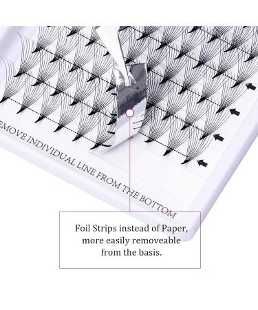 Premium 10D 0.07mm C Curl Volume Eyelash Extensions 9mm Premade Fan Lashes for Perfect Finish | International Shipping - Buy Online on GoSupps.com