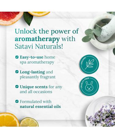 Satavi Naturals Lavender Aromatherapy Shower Steamers (15 Pack) | Natural Essential Oils Bath Bombs for Aromatic Self-Care - Buy Online on GoSupps.com