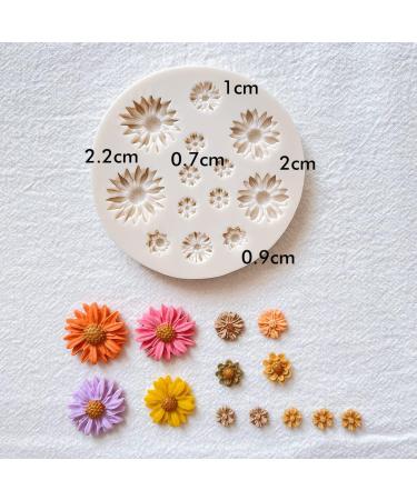 KEOKER Polymer Clay Flower Molds - Set of 2 for Jewelry Making & Earring Decoration - Buy Online on GoSupps.com