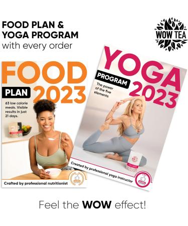 ATOP LLC WOW TEA Dual Tea & Meal Replacement Superfood Combo Weight Loss and Detox Tea 9 Superfoods Organic herbal tea with loose leaves 300g Made in EU - Buy Online on GoSupps.com