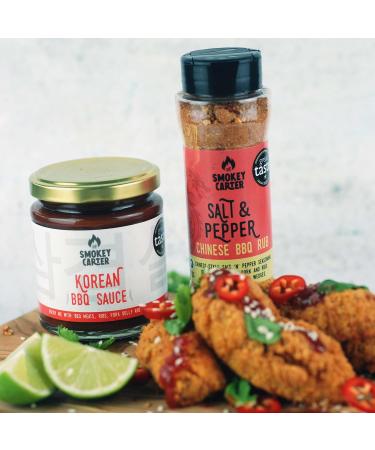 Salt N Pepper Chinese BBQ Rub Shaker | The Smokey Carter | Asian Inspired Seasoning | Ideal for Korean BBQ Noodles Wings & More | Create that moorish takeaway flavour at home - Buy Online on GoSupps.com