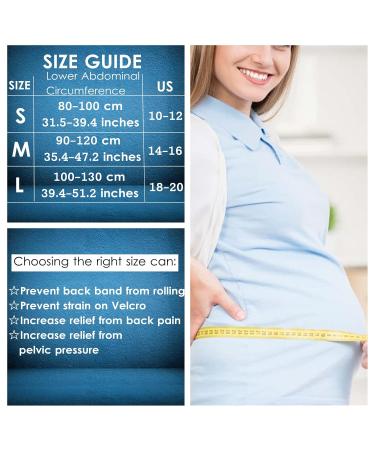 Funcy 3 in 1 Pregnancy Support Maternity Belt - Relieve Back Strain & Support Abdomen | Medium Black - Buy Online on GoSupps.com