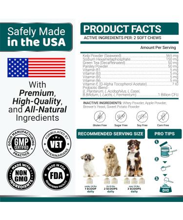 Advanced Dog Dental Powder Breath Freshener with Multivitamin Dog Teeth Cleaning Bad Breath & Tartar and Plaque Off Remover for Dogs Probiotics lab co Pet Oral Care - Vitamins and Supplements Multivitamin 5.3 OZ - Buy Online on GoSupps.com